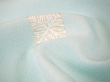 画像をギャラリービューアに読み込む, 正絹 小紋 反物 丹後ちりめん 水色 鮫小紋 松菱 フルオーダー 仕立て付き 着物 和装 和服 単品 飛び柄 ライトブルー ミントブルー 女性 レディース 送料無料