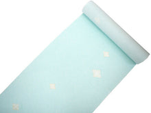 画像をギャラリービューアに読み込む, 正絹 小紋 反物 丹後ちりめん 水色 鮫小紋 松菱 フルオーダー 仕立て付き 着物 和装 和服 単品 飛び柄 ライトブルー ミントブルー 女性 レディース 送料無料