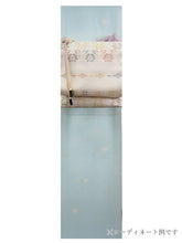 画像をギャラリービューアに読み込む, 正絹 小紋 反物 丹後ちりめん 水色 鮫小紋 松菱 フルオーダー 仕立て付き 着物 和装 和服 単品 飛び柄 ライトブルー ミントブルー 女性 レディース 送料無料