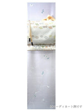 画像をギャラリービューアに読み込む, 正絹 小紋 反物 丹後ちりめん 薄灰紫 鮫小紋 蔦と花 フルオーダー 仕立て付き 着物 パープルグレー 和装 和服 単品 女性 レディース 送料無料