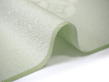 画像をギャラリービューアに読み込む, 正絹 小紋 反物 丹後ちりめん 若葉色 万筋小紋 七宝 フルオーダー 仕立て付き 着物 飛び柄 グリーン 和装 和服 単品 女性 レディース 送料無料