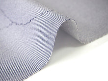 画像をギャラリービューアに読み込む, 正絹 小紋 反物 丹後ちりめん 紺 万筋小紋 葵 フルオーダー 仕立て付き 着物 ネイビー 和装 和服 単品 女性 レディース 送料無料