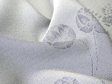 画像をギャラリービューアに読み込む, 正絹 小紋 反物 丹後ちりめん 紺 万筋小紋 葵 フルオーダー 仕立て付き 着物 ネイビー 和装 和服 単品 女性 レディース 送料無料