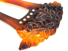 画像をギャラリービューアに読み込む, かんざし 和装 バチ型 べっこう風 サンゴ風 ビーズ 植物 二本足 和装小物 簪 髪飾り ヘアアクセサリー レディース 女性 和服 着物 ヘアアレンジ ロングヘア ミディアム 普段 結婚式 留袖 衿秀 アクリル樹脂 日本製