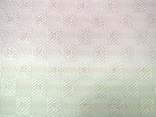 画像をギャラリービューアに読み込む, 帯揚げ 正絹 衿秀 単品 縫い取り織 市松 唐織 薄紫×薄緑 ぼかし 日本製 女性 レディース 洒落 おしゃれ 紬 小紋 色無地 訪問着 和装小物 着物