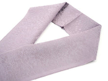 画像をギャラリービューアに読み込む, 半衿 正絹 灰薄紫 萩 絹 洗濯可 単品 ウォッシャブルシルク レディース パープル 日本製 女性 和服 和装 着物 小紋 色無地 衿秀 あす楽 ネコポス便配送可能 カジュアル 半襟 和装小物 着付け小物 女性