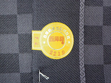 画像をギャラリービューアに読み込む, 名古屋帯 単品 絹 仕立て付き 九寸 黒 グレー 市松 花 なごや帯 螺鈿 花唐草 ブラック グレー 三通 カジュアル セミフォーマル 西陣織 佐々木染織株式会社謹製 証紙付き 女性 レディース 着物 和装 和服 新品 日本製 送料無料