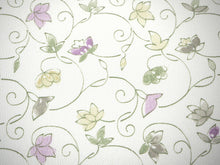 画像をギャラリービューアに読み込む, 着物 洗える着物 反物 レディース セミオーダー 仕立て付 ライトグレー地 緑 花唐草 XS S M L XL 袷 単衣 和装 和服 女性 小紋 市田ひろみ好み 送料無料 きもの 羽織 コート ポリエステル