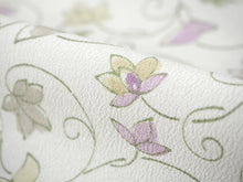 画像をギャラリービューアに読み込む, 着物 洗える着物 反物 レディース セミオーダー 仕立て付 ライトグレー地 緑 花唐草 XS S M L XL 袷 単衣 和装 和服 女性 小紋 市田ひろみ好み 送料無料 きもの 羽織 コート ポリエステル