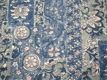 画像をギャラリービューアに読み込む, 着物 洗える着物 反物 レディース セミオーダー 仕立て付 薄藍色 薄抹茶色 更紗柄 XS S M L XL 袷 単衣 和装 和服 女性 小紋 市田ひろみ好み 送料無料 きもの 羽織 コート ポリエステル