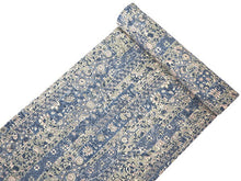 画像をギャラリービューアに読み込む, 着物 洗える着物 反物 レディース セミオーダー 仕立て付 薄藍色 薄抹茶色 更紗柄 XS S M L XL 袷 単衣 和装 和服 女性 小紋 市田ひろみ好み 送料無料 きもの 羽織 コート ポリエステル