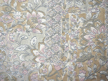 画像をギャラリービューアに読み込む, 着物 洗える着物 反物 レディース セミオーダー 仕立て付 薄黄土色 ライトブラウン 更紗柄 XS S M L XL 袷 単衣 和装 和服 女性 小紋 市田ひろみ好み 送料無料 きもの 羽織 コート ポリエステル