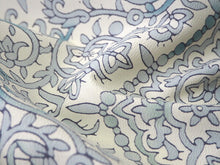 画像をギャラリービューアに読み込む, 着物 洗える着物 反物 レディース セミオーダー 仕立て付 アイボリー 水色 更紗 花 XS S M L XL 袷 単衣 和装 和服 女性 小紋 市田ひろみ好み 送料無料 きもの 羽織 コート ポリエステル
