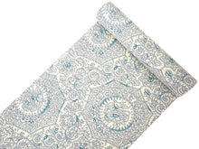 画像をギャラリービューアに読み込む, 着物 洗える着物 反物 レディース セミオーダー 仕立て付 アイボリー 水色 更紗 花 XS S M L XL 袷 単衣 和装 和服 女性 小紋 市田ひろみ好み 送料無料 きもの 羽織 コート ポリエステル