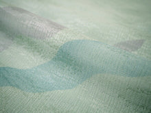 画像をギャラリービューアに読み込む, 帯揚げ 帯締め セット 正絹 カジュアル向き 丸組 ブルーグリーン 斜め取柄 帯あげ グレーベージュ 深緑 帯〆 和装 小物 レディース 女性 婦人 おびあげ おびじめ ネコポス便可能 あす楽