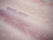 画像をギャラリービューアに読み込む, 帯揚げ 帯締め セット 正絹 カジュアル向き 平組 薄ピンク 紫 麻の葉 紅葉 帯あげ 渋ピンク 白 帯〆 和装 小物 レディース 女性 婦人 おびあげ おびじめ ネコポス便可能 あす楽