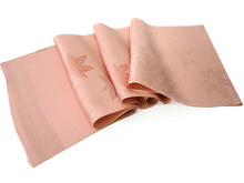 画像をギャラリービューアに読み込む, 帯揚げ 帯締め セット 正絹 カジュアル向き 平組 ピンク 麻の葉 紅葉 帯あげ ピンク 白 帯〆 和装 小物 レディース 女性 婦人 おびあげ おびじめ ネコポス便可能 あす楽