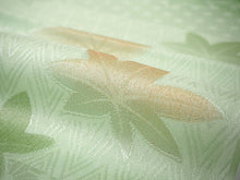 画像をギャラリービューアに読み込む, 帯揚げ 帯締め セット 正絹 カジュアル向き 丸組 薄グリーン 麻の葉 紅葉 帯あげ 抹茶 朱色 帯〆 和装 小物 レディース 女性 婦人 おびあげ おびじめ ネコポス便可能 あす楽