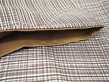 画像をギャラリービューアに読み込む, 洗える着物 メンズ 仕立て上がり ブラウン 格子 紬風 Lサイズ ハナエモリ 単品 男性 和装 和服 きもの プレタ 春 秋 冬 きもの カジュアル 普段着 ポリエステル 送料無料 あす楽