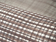 画像をギャラリービューアに読み込む, 洗える着物 メンズ 仕立て上がり ブラウン 格子 紬風 Lサイズ ハナエモリ 単品 男性 和装 和服 きもの プレタ 春 秋 冬 きもの カジュアル 普段着 ポリエステル 送料無料 あす楽