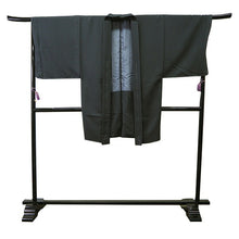 画像をギャラリービューアに読み込む, 洗える羽織 メンズ 仕立て上がり 濃グレー 鮫小紋 ちりめん風 袷 Lサイズ ハナエモリ 単品 男性 和装 和服 きもの プレタ 春 秋 冬 カーディガン カジュアル 普段着 ポリエステル 送料無料 あす楽