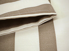 画像をギャラリービューアに読み込む, 洗える羽織 メンズ 仕立て上がり ベージュ×ライトブラウン ストライプ 紬風 袷 Lサイズ ハナエモリ 単品 男性 和装 和服 きもの プレタ 春 秋 冬 カーディガン カジュアル 普段着 ポリエステル 送料無料 あす楽