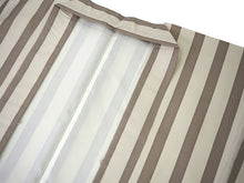 画像をギャラリービューアに読み込む, 洗える羽織 メンズ 仕立て上がり ベージュ×ライトブラウン ストライプ 紬風 袷 Lサイズ ハナエモリ 単品 男性 和装 和服 きもの プレタ 春 秋 冬 カーディガン カジュアル 普段着 ポリエステル 送料無料 あす楽