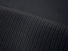 画像をギャラリービューアに読み込む, 洗える羽織 メンズ 仕立て上がり 青 ストライプ ちりめん風 袷 Lサイズ ハナエモリ 単品 男性 和装 和服 きもの プレタ 春 秋 冬 カーディガン カジュアル 普段着 ポリエステル 送料無料 あす楽