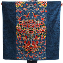 画像をギャラリービューアに読み込む, 風呂敷 ふろしき 大判 112cm エコバッグ 正倉院 双鳥文 綿 日本製 きれいい 上品 おしゃれ 和 コットン ギフト プレゼント ふろしき 大ふろしき お洒落 大人 女性 和柄 和風 バッグ タペストリー