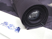 画像をギャラリービューアに読み込む, 長襦袢 洗える 反物 東レ 撫松庵 シルックデュエット フルオーダー 仕立て付 チャコールグレー 鳥獣戯画 女性 レディース 襦袢 無双袖 長じゅばん 着物 和装 和服 きもの 単品 インナー おしゃれ TORAY sillookduet 送料無料