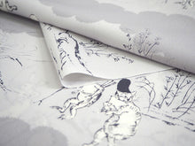 画像をギャラリービューアに読み込む, 長襦袢 洗える 反物 東レ 撫松庵 シルックデュエット フルオーダー 仕立て付 ライトグレー 鳥獣戯画 女性 レディース 襦袢 無双袖 長じゅばん 着物 和装 和服 きもの 単品 インナー おしゃれ TORAY sillookduet 送料無料