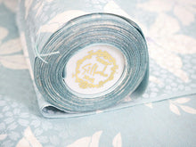 画像をギャラリービューアに読み込む, 長襦袢 洗える 反物 東レ シルック フルオーダー 仕立て付 水色 てっせん 女性 レディース 桜地紋 クレマチス 花 襦袢 無双袖 長じゅばん 着物 和装 和服 きもの 単品 インナー おしゃれ TORAY sillook 送料無料