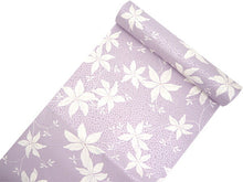 画像をギャラリービューアに読み込む, 長襦袢 洗える 反物 東レ シルック フルオーダー 仕立て付 藤色 てっせん 女性 レディース 桜地紋 クレマチス 花 襦袢 無双袖 長じゅばん 着物 和装 和服 きもの 単品 インナー おしゃれ TORAY sillook 送料無料