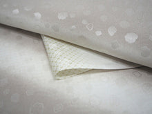 画像をギャラリービューアに読み込む, 長襦袢 洗える 反物 東レ シルック フルオーダー 仕立て付 ベージュ×ライトブラウン 横段 女性 レディース 霰地紋 鹿の子柄 襦袢 無双袖 長じゅばん 着物 和装 和服 きもの 単品 インナー おしゃれ TORAY sillook 送料