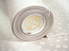 画像をギャラリービューアに読み込む, 長襦袢 洗える 反物 東レ シルック フルオーダー 仕立て付 ベージュ×ライトブラウン 横段 女性 レディース 霰地紋 鹿の子柄 襦袢 無双袖 長じゅばん 着物 和装 和服 きもの 単品 インナー おしゃれ TORAY sillook 送料