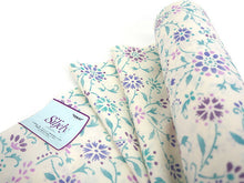 画像をギャラリービューアに読み込む, 着物 洗える着物 フルオーダー 仕立て付 小紋 オフホワイト地 更紗柄 東レシルジェリー なでしこ 花 反物 和装 和服 袷 単衣 春 秋 冬 レディース 女性 きもの 羽織 コート カジュアル 上品 TORAY siljely 送料無料