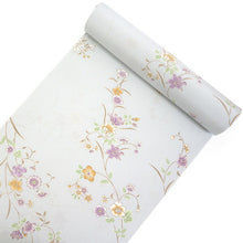 画像をギャラリービューアに読み込む, 着物 洗える着物 フルオーダー 仕立て付 小紋 薄グレー地 更紗 東レシルック 花 なでしこ 反物 和装 和服 袷 単衣 春 秋 冬 レディース 女性 きもの 羽織 コート カジュアル 上品 TORAY silook 送料無料