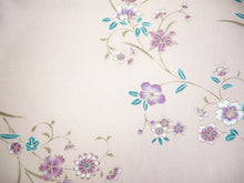 画像をギャラリービューアに読み込む, 着物 洗える着物 フルオーダー 仕立て付 小紋 薄ピンクベージュ地 更紗 東レシルック 花 なでしこ 反物 和装 和服 袷 単衣 春 秋 冬 レディース 女性 きもの 羽織 コート カジュアル 上品 TORAY silook 送料無料