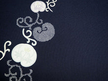 画像をギャラリービューアに読み込む, 着物 洗える着物 フルオーダー 仕立て付 小紋 濃紺地 橘 東レシルック 花 反物 和装 和服 袷 単衣 春 秋 冬 レディース 女性 きもの 羽織 コート カジュアル 上品 TORAY silook 送料無料