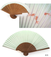 画像をギャラリービューアに読み込む, 扇子 紙扇子 5種類 19.5cm 桜 うさぎ 金魚 白 紫 グリーン ゴールド グレー パープル 紙扇子 エコ 夏 ギフト 母の日 レディース プレゼント 実用的 箱入り