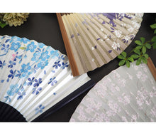 画像をギャラリービューアに読み込む, 扇子 紙扇子 5種類 19.5cm 桜 うさぎ 金魚 白 紫 グリーン ゴールド グレー パープル 紙扇子 エコ 夏 ギフト 母の日 レディース プレゼント 実用的 箱入り