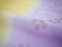 画像をギャラリービューアに読み込む, 帯揚げ 帯締め セット 絹 藤色 イエロー ぼかし 帯揚 薄紫 帯締 南天 よろけ縞 地紋 パープル ゴールド 高麗 平打ち 金 訪問着 付け下げ 色無地 フォーマル お出かけ 和装小物 着付け小物 着物 和服 和装 レディース 女性 帯あげ 帯〆 送料無料 あす楽