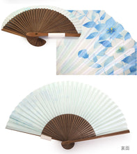画像をギャラリービューアに読み込む, 扇子 紙扇子 8種類 19.5cm 桜 なでしこ 萩 朝顔 ピンク 水色 紙扇子 エコ 夏 ギフト 母の日 レディース プレゼント 実用的