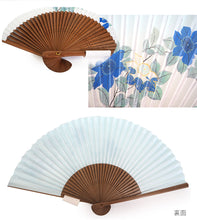 画像をギャラリービューアに読み込む, 扇子 紙扇子 8種類 19.5cm 桜 なでしこ 萩 朝顔 ピンク 水色 紙扇子 エコ 夏 ギフト 母の日 レディース プレゼント 実用的