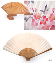画像をギャラリービューアに読み込む, 扇子 紙扇子 7種類 桜 藤 朝顔 金魚 白 紺 ピンク 紙 エコ 夏 ギフト 母の日 レディース プレゼント 実用的