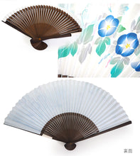 画像をギャラリービューアに読み込む, 扇子 紙扇子 7種類 桜 藤 朝顔 金魚 白 紺 ピンク 紙 エコ 夏 ギフト 母の日 レディース プレゼント 実用的