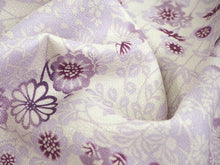 画像をギャラリービューアに読み込む, 洗える着物 単衣 小紋 Lサイズ 仕立て上がり 単品 薄紫 竹垣 笹 四季の花 菊 松 紅葉 梅 牡丹 パープル 女性 レディース 和装 和服 きもの プレタ 春 秋 きもの カジュアル 可愛い 普段着 ポリエステル 送料無料 あす楽