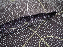 画像をギャラリービューアに読み込む, 洗える着物 単衣 小紋 Lサイズ 仕立て上がり 単品 焦げ茶 あられ 組紐 ブラウン 抹茶 白 女性 レディース 和装 和服 きもの プレタ 春 秋 きもの カジュアル 可愛い 普段着 ポリエステル 送料無料 あす楽