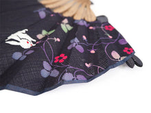 画像をギャラリービューアに読み込む, 扇子 扇子袋 2点セット うさぎ イチゴ 紺 レディース エコ ギフト プレゼント 贈り物 春 夏 母の日 婦人 女性 コットン 綿 せんす 和装小物 雑貨 暑さ対策 節電 エコ 飛沫防止 あす楽