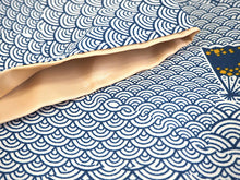 画像をギャラリービューアに読み込む, 洗える着物 コーディネートセット 4点セット 袷 名古屋帯 Mサイズ 白地 青 青海波 扇 きもの グレー 緑 縞 帯 ブルー 正絹帯揚げ帯締め グリーン 松葉仕立て 小紋 レディース 女性 プレタ 和装 和服